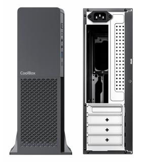 COOLBOX CAJA MATX T313 SLIM FTE.500GR-S 500W USB-C