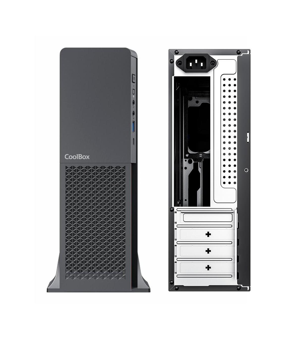 COOLBOX CAJA MATX T313 SLIM FTE.500GR-S 500W USB-C