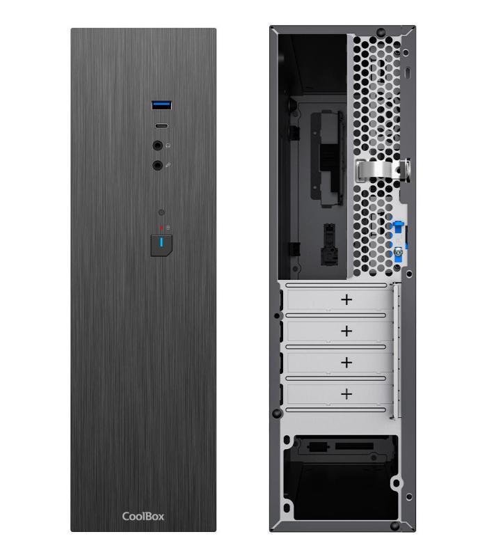 COOLBOX CAJA MICRO ATX SLIM T370 CON FTE.BASIC500