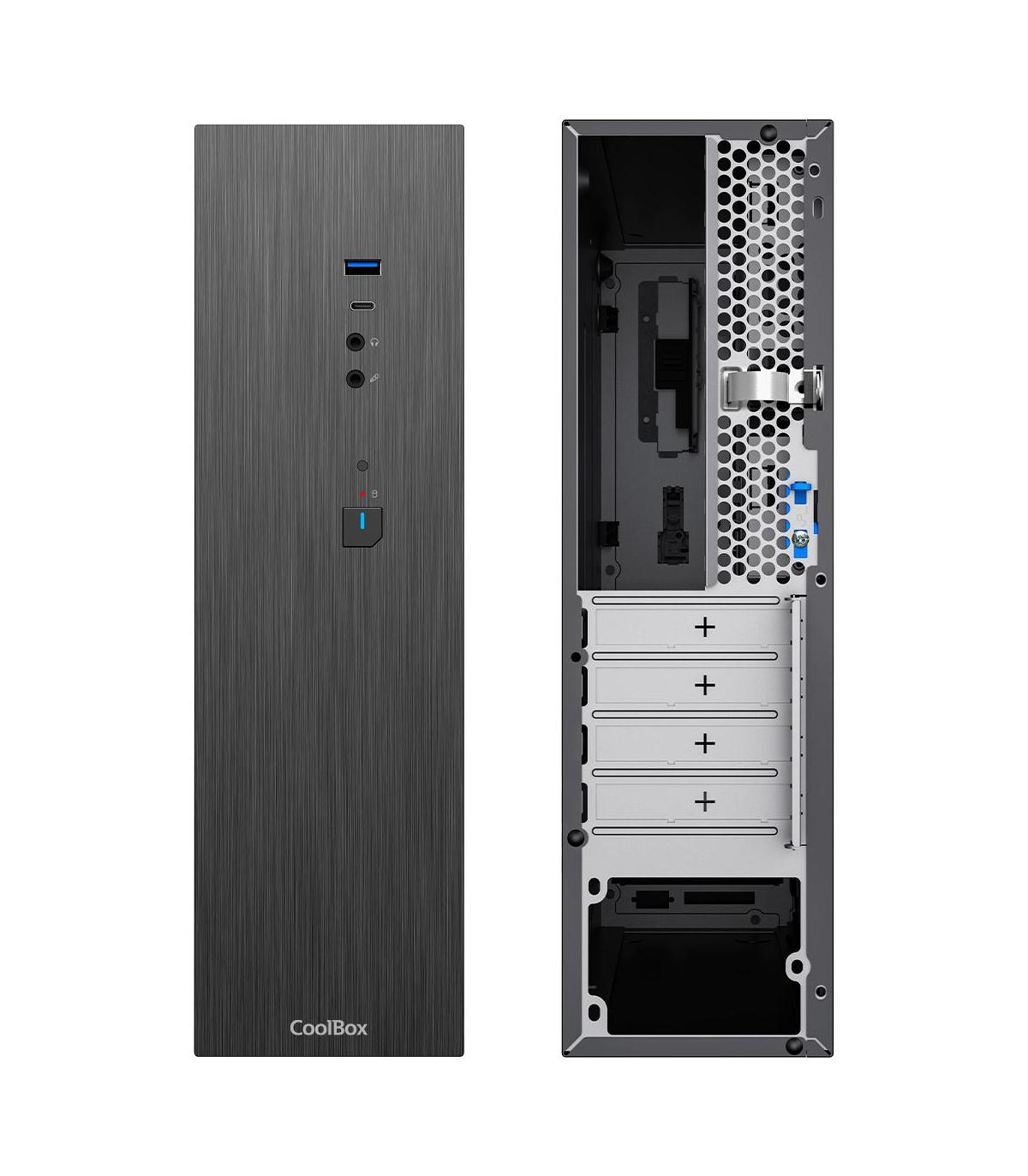 COOLBOX CAJA MICRO ATX SLIM T370 CON FTE.BASIC500