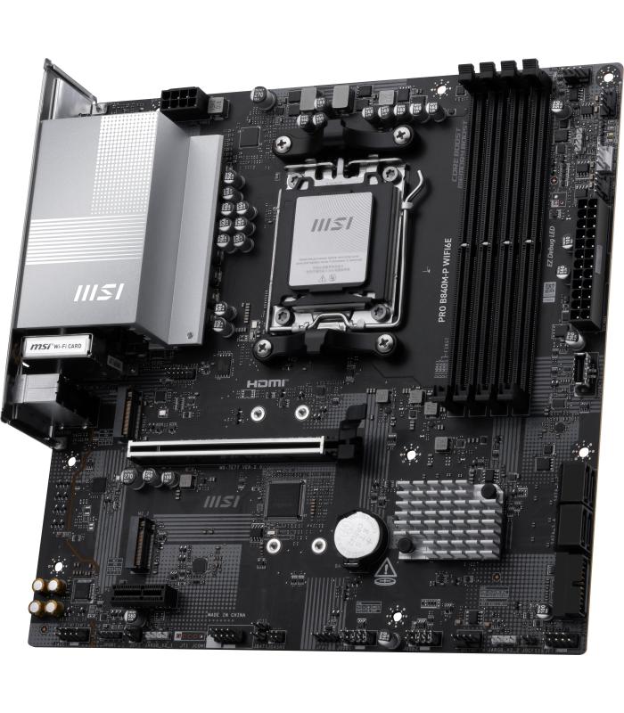 MSI PRO B840M-P WIFI6E Placa Base AMD B840 Zcalo AM5 Micro ATX