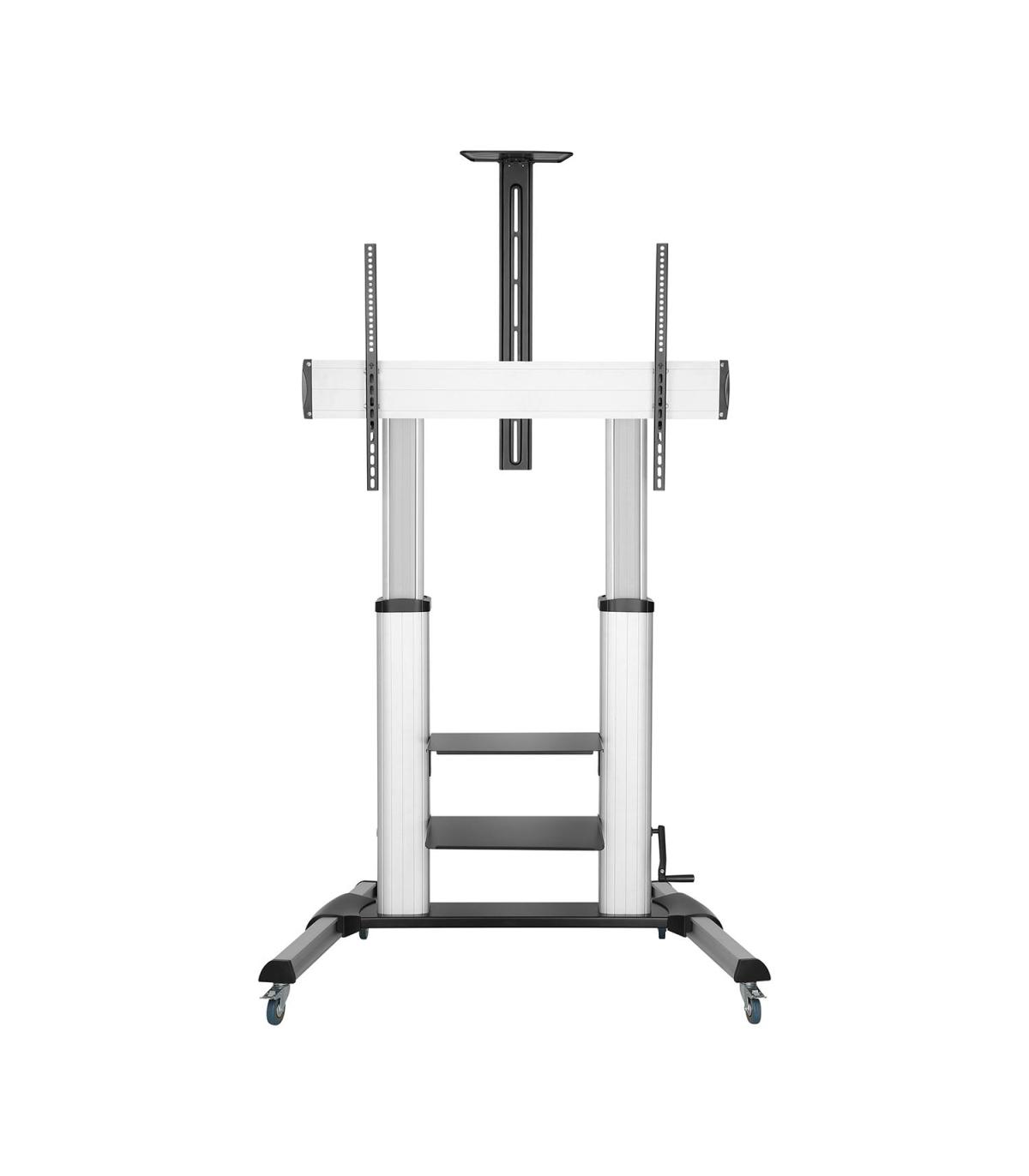 Soporte De Suelo Inclinable Con Ruedas Y Manivela Aisens FT100TE-125 Para TV 60-100'  Hasta 100kg