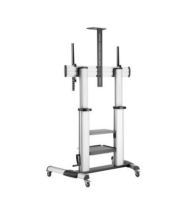 Soporte De Suelo Inclinable Con Ruedas Y Manivela Aisens FT100TE-125 Para TV 60-100'  Hasta 100kg