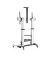 Soporte De Suelo Inclinable Con Ruedas Y Manivela Aisens FT100TE-125 Para TV 60-100'  Hasta 100kg