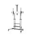 Soporte De Suelo Inclinable Con Ruedas Y Manivela Aisens FT100TE-125 Para TV 60-100'  Hasta 100kg