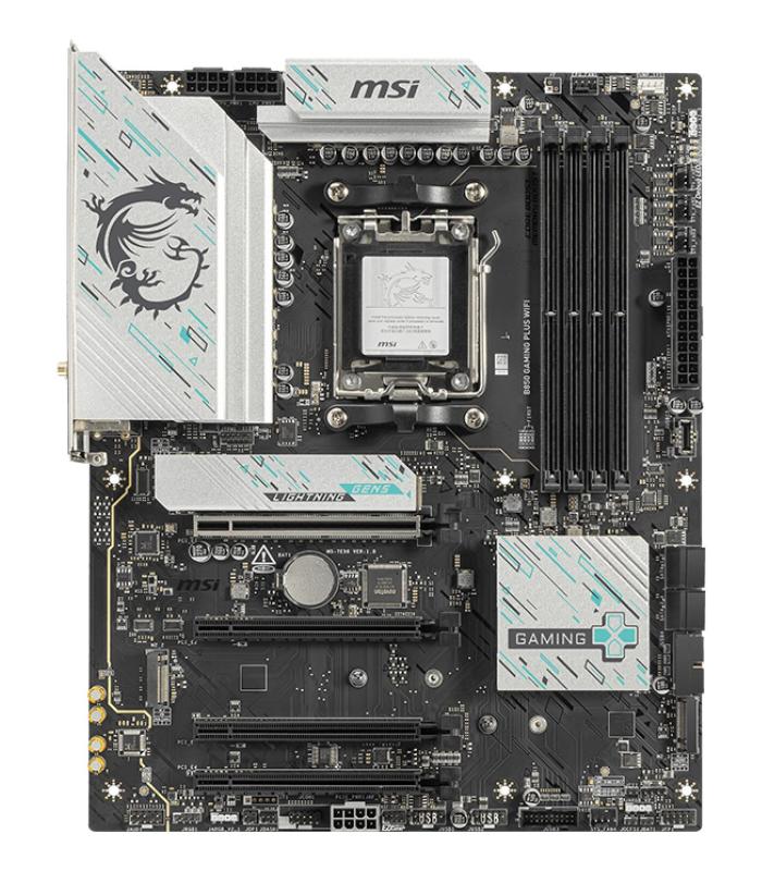 PLACA MSI B850 GAMING PLUS WIFI,AMD,AM5,B850,4DDR5,256GB,WIFI,ATX