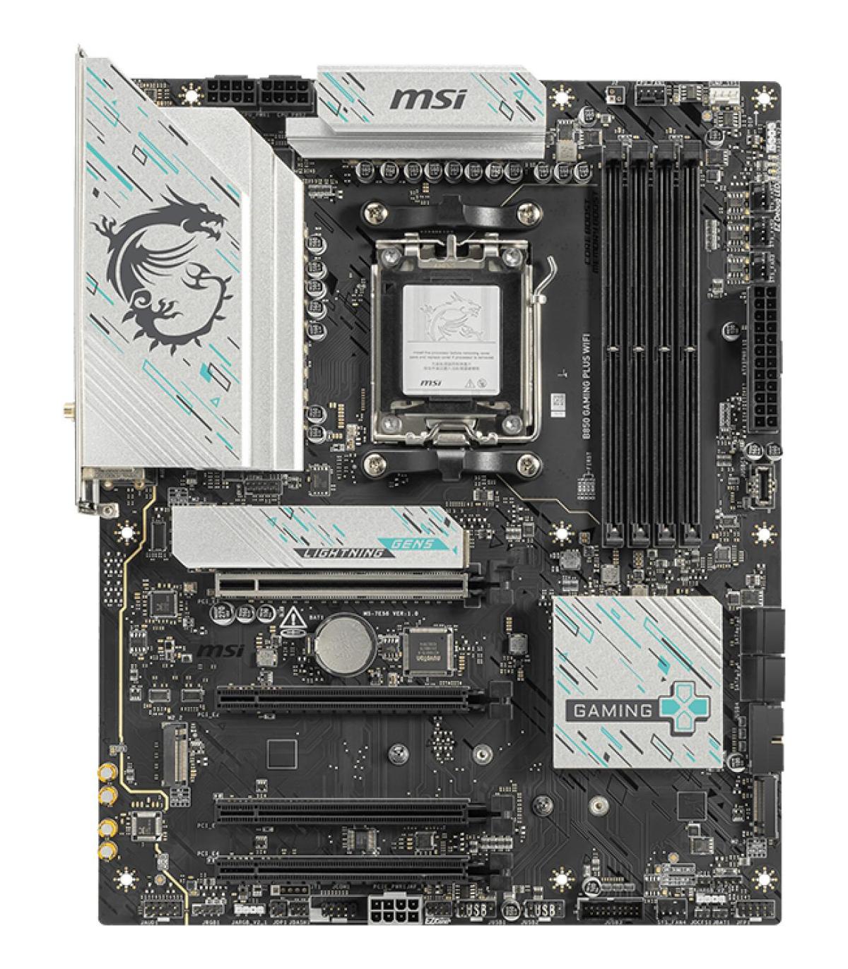 PLACA MSI B850 GAMING PLUS WIFI,AMD,AM5,B850,4DDR5,256GB,WIFI,ATX