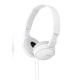 Auriculares Sony MDRZX110APW/ Con Micrfono/ Jack 3.5/ Blancos
