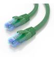 CABLE RED AISENS LATIGUILLO RJ45 CAT.6 UTP AWG26 CCA VERDE 4.0M