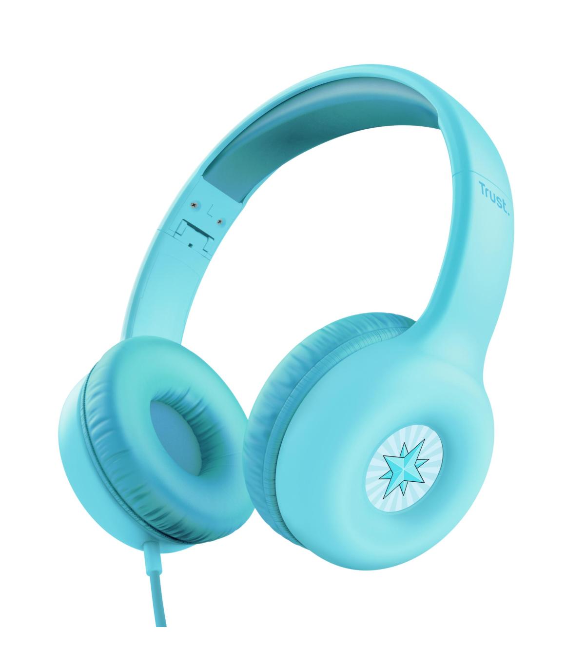 Auriculares Infantiles Trust Nouna Kids  Con Micrfono  Azules