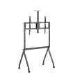 Soporte De Suelo Con Ruedas Aisens FT86FE-369 Para TV De 55-100'/ Hasta 120kg