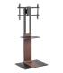 Soporte De Suelo Inclinable  Giratorio Con Bandeja DVD Aisens FT86TSE-401 Para TV De 37-86'  Hasta 50kg