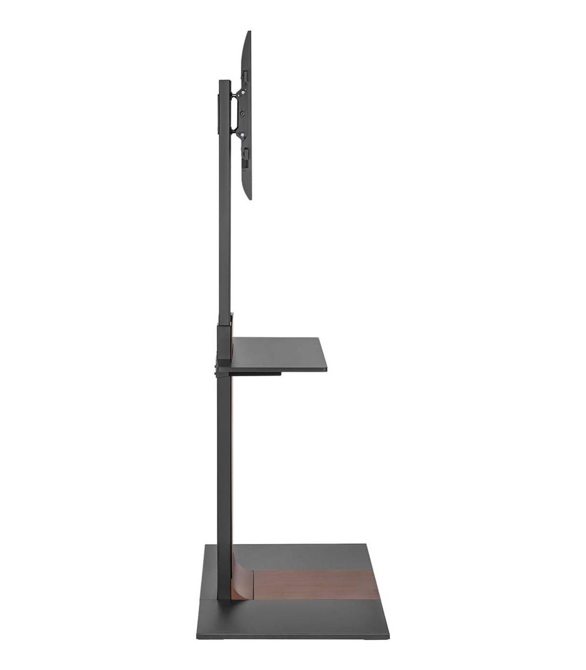 Soporte De Suelo Inclinable  Giratorio Con Bandeja DVD Aisens FT86TSE-401 Para TV De 37-86'  Hasta 50kg