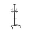 Soporte De Suelo Inclinable/ Giratorio Con Ruedas Y Manivela Aisens FT70TE-169 Para TV 37-70'/ Hasta 50kg