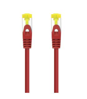 Nanocable Cable De Red Latiguillo RJ45 LSZH Cat.6A SFTP AWG26, Rojo, 3.0 M