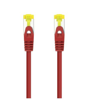 Nanocable Cable De Red Latiguillo RJ45 LSZH Cat.6A SFTP AWG26, Rojo, 1.0 M