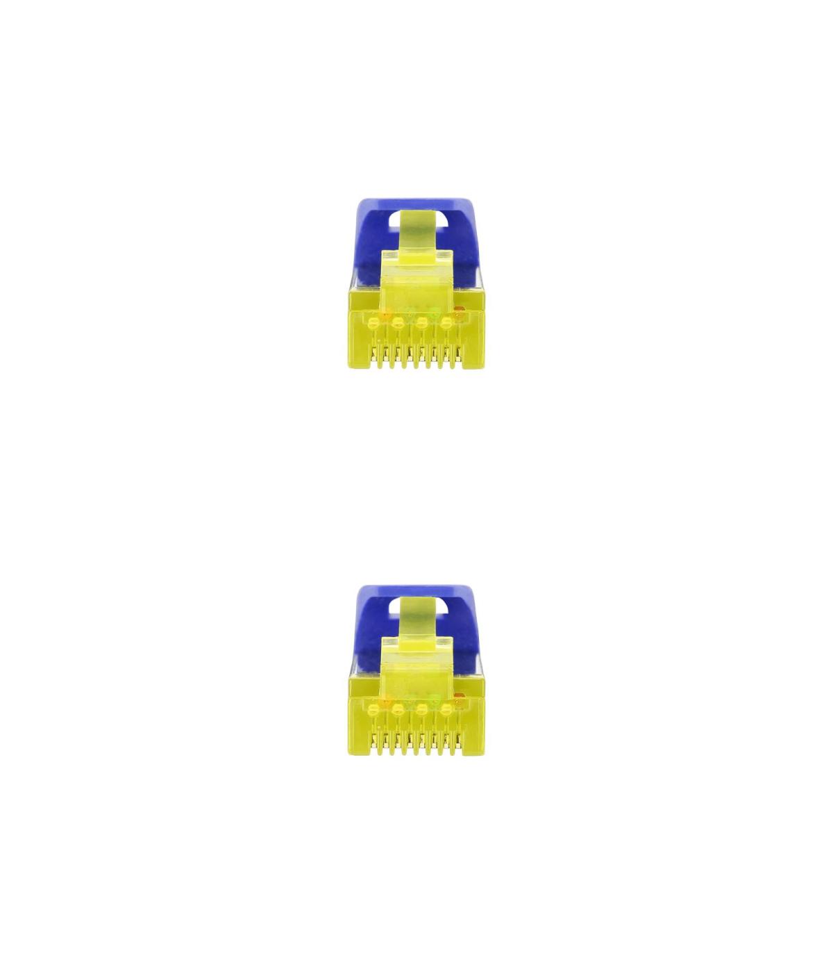Nanocable Cable De Red Latiguillo RJ45 LSZH Cat.6A SFTP AWG26, Azul, 0.5m