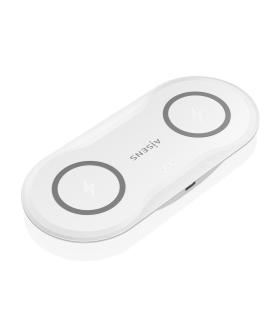 Aisens Cargador Inalmbrico USBC 15W 2 En 1 Blanco