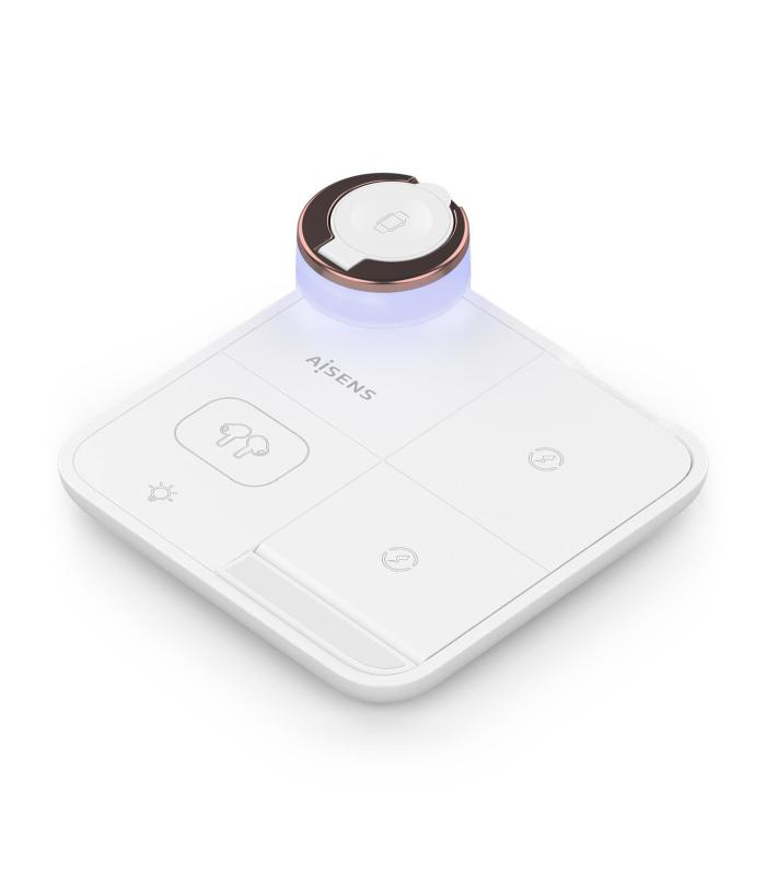 Aisens Cargador Inalmbrico USBC 15W 4 En 1 Compac