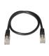 CABLE RED AISENS LATIGUILLO RJ45 CAT.5E UTP AWG24 NEGRO 1.0M