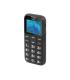 TELEFONO TREVI SICURO 10 SENIOR PHONE BIG BUTTONS FUNCION S.O.S. BLACK