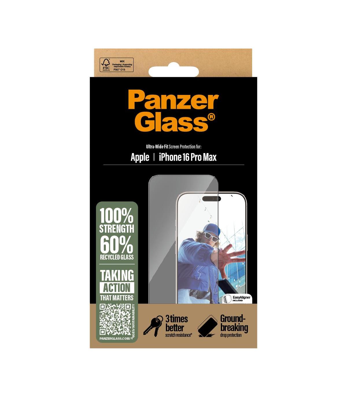 PanzerGlass Screen Protector IPhone 16 Pro Max