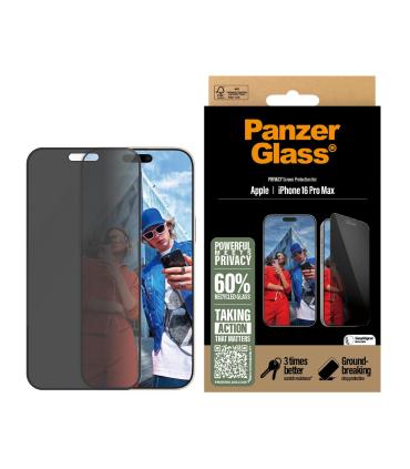 PanzerGlass Privacy Screen Protec. IPhone 16ProMax