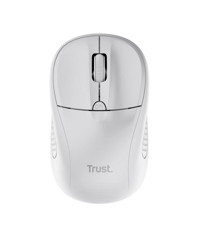 Ratn Mini Inalmbrico Trust Primo  Hasta 1600 DPI  Blanco Mate