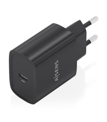 CARGADOR AISENS GAN 30W 1XUSB-C PD3.0 NEGRO