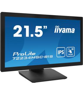 Iiyama ProLite T2234MSC-B1S Pantalla Para PC 54,6 Cm (21.5") 1920 X 1080 Pixeles Full HD Pantalla Tctil Negro