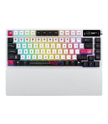 ASUS ROG Azoth X Teclado Juego USB + RF Wireless + Bluetooth Negro, Blanco