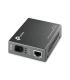 CONVERTIDOR TP-LINK RJ45 10 100 A FIBRA MONOMODO SC