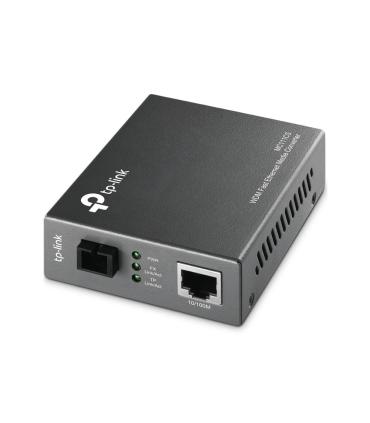 CONVERTIDOR TP-LINK RJ45 10 100 A FIBRA MONOMODO SC