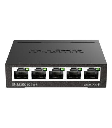 SWITCH D-LINK  5P DGS-105 E 10 100 1000 METAL SOHO