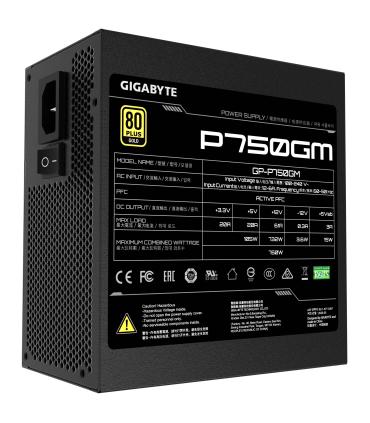 Gigabyte P750GM Unidad De Fuente De Alimentacin 750 W 20+4 Pin ATX ATX Negro