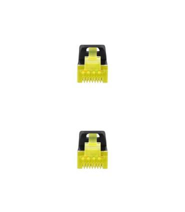 Nanocable Latiguillo LSZH Cat.6A SFTP 25cm Negro