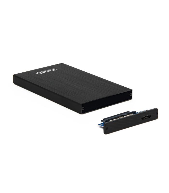 CARCASA HDD TOOQ TQE-2527B 2,5" 9,5 MM SATA USB 3.0 NEGRA