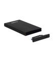 CARCASA HDD TOOQ TQE-2527B 2,5" 9,5 MM SATA USB 3.0 NEGRA