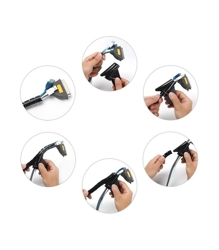 Organizador De Cables En Espiral Aisens A151-0406  1m