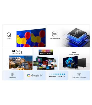 Televisor TCL QLED 43P7K 43'  Ultra HD 4K  Smart TV  WiFi