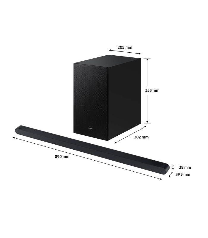 Barra De Sonido Con Bluetooth Samsung Ultra Slim HW-S700D ZF 2024  3.1