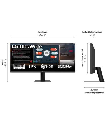 LG 29U511A-B Pantalla Para PC 73,7 Cm (29") 2560 X 1080 Pixeles WFHD LCD Negro