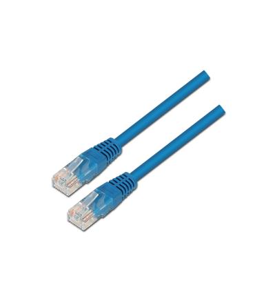 CABLE RED LATIGUILLO RJ45 CAT.6 UTP AWG24 AZUL 1.0M AISENS A135-0242