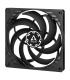Ventilador Arctic P14 Slim PWM PST  14cm  Negro