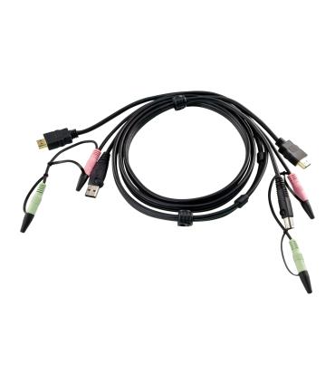 Aten 2L-7D02UH Cable Para Video, Teclado Y Ratn (kvm) 1,8 M Negro