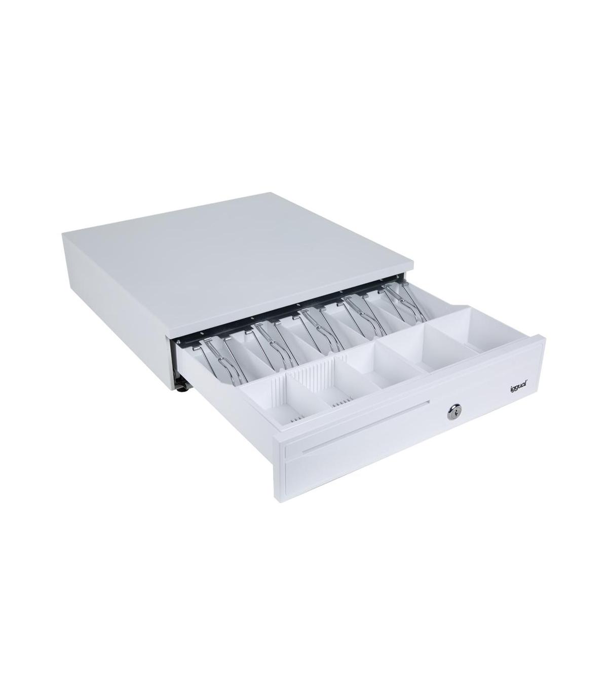 Iggual Cajn Portamonedas IRON-30PW 5+5 BlancoPuro