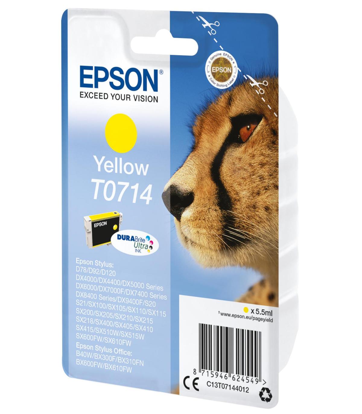 CARTUCHO AMARILLO EPSON T0714