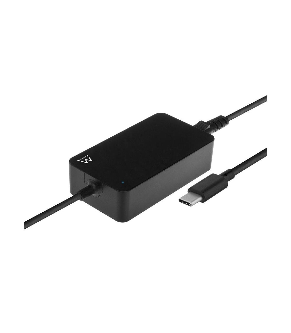 CARGADOR PORTATIL EWENT USB-C 45W NEGRO