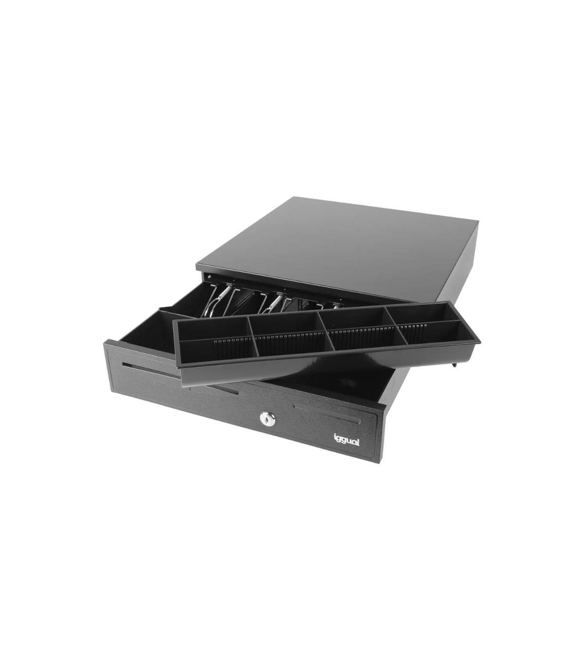 Iggual Cajn Portamonedas IRON-20 42cm 4+8 Negro