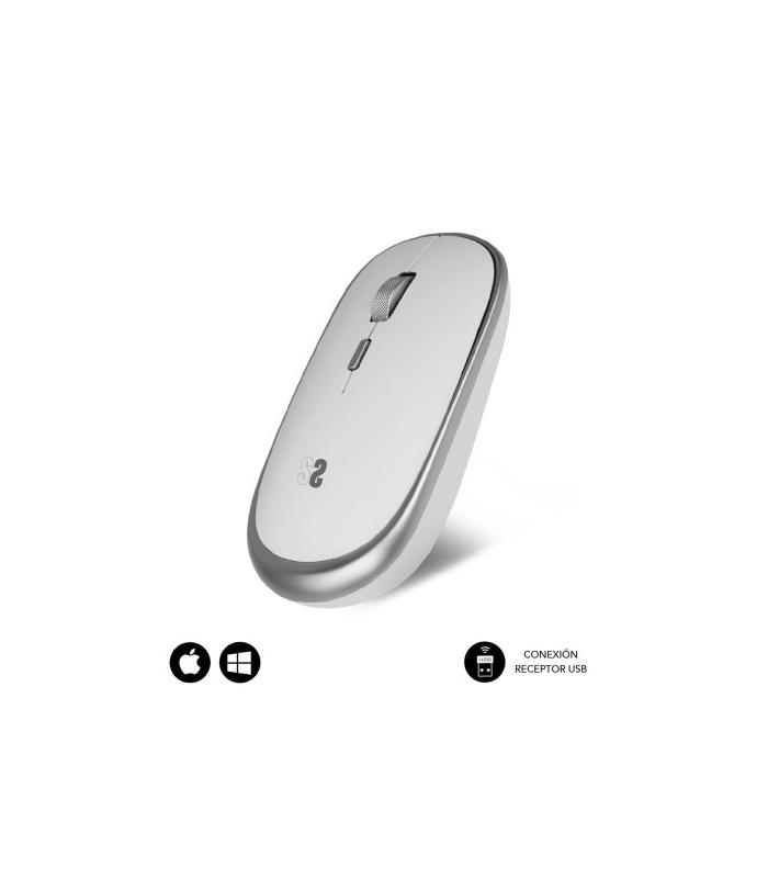 RATN PTICO INALMBRICO WIRELESS MINI MOUSE SILVER